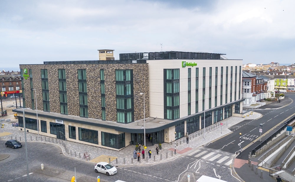 Ariel view of Blackpool Holiday Inn