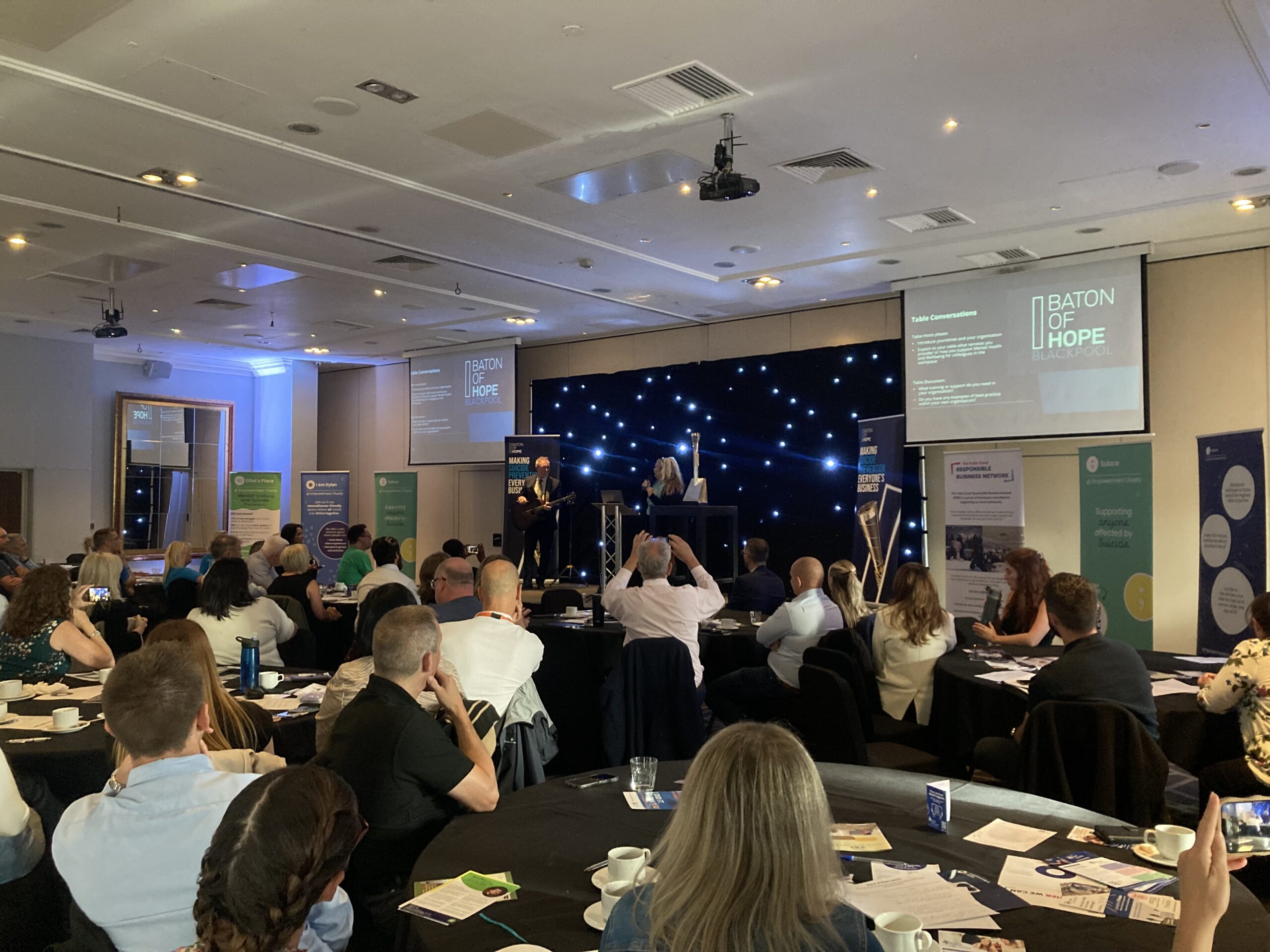 Businesses attend Baton of Hope business network event